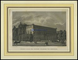 BERLIN: Palais Des Prinzen Von Preußen, Stahlstich Von Loeillot/Finden Um 1833 - Lithographies