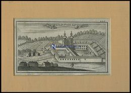 BRENNBERG: Kloster Frauenzell, Kupferstich Von Ertl, 1687 - Litografia