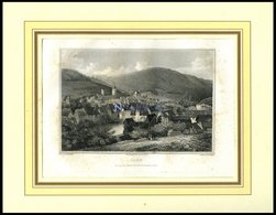 CALW, Gesamtansicht, Stahlstich Von Schanfeld/Payne, 1840 - Lithographies