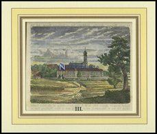 RONING/NIEDERBAYERN: Teilansicht Mit Dem Kolster, Kolorierter Holzstich A.d. Sulzb.Kalender Von 1868 - Lithografieën