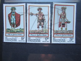 VEND BEAUX TIMBRES DE POLYNESIE N° 202 - 204 , XX !!! - Unused Stamps