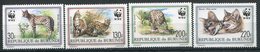 1992  - BURUNDI-W.W.F. ANIMALS- CPL. SET - 4   VAL.- MN.H.- LUXE !! - Nuevos