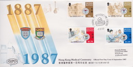 Hong Kong 1987 Medical Centenary FDC - FDC