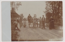 Edam ? - Fotokaart Boerenfamilie Met Paard - Edam