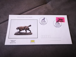 FRANCE FDC Enveloppe 1er Jour CHIENS Dans L'ART 2018 - Collection Timbre Poste - 2010-2019