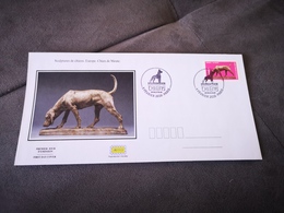 FRANCE FDC Enveloppe 1er Jour CHIENS Dans L'ART 2018 - Collection Timbre Poste - 2010-2019