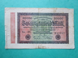 · Billet, Allemagne, 20 000 Mark  -  Ft: 16 X 9,5 Cm - 1923 - 20000 Mark