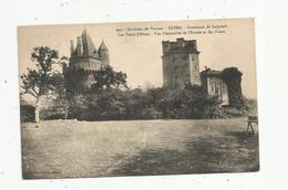 Cp ,56 , ELVEN ,forteresse De LARGOUËT ,les Tours , Vue D'ensemble , Vierge - Elven