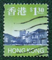 $1.30 Skyline - Violet And Green 1997 Mi 794 YT 823 Used Gebruikt Oblitere HONG KONG - Oblitérés