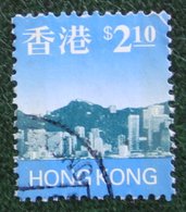 $2.10 Skyline - Green And Blue 1997 Mi 798 YT 827 Used Gebruikt Oblitere HONG KONG - Oblitérés