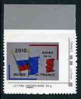 Timbre** De 2010 Autocollant Ou Adhésif ID Timbre "Année De La RUSSIE En FRANCE " - Neufs