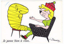 Illustrateur MEUNIER Humour " Je Pense Bien à Vous " - Meunier, G.