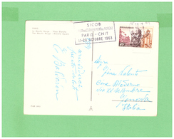1963 GREECA POSTCARD WITH 1 STAMP TO GERMANY - Briefe U. Dokumente
