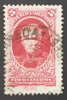 1910, The 100th Anniversary Of The Revolution, Argentina, Used - Usados
