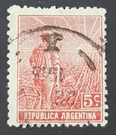 1912-1913, Farmer And Rising Sun, Argentina, Used - Usados