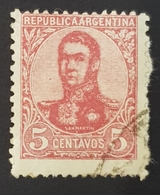 1908-1909, General San Martin, Argentina, Used - Usados