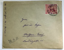 1922 Mi DE-SL 89 Sn DE-SL 106 Yt DE-SL 90 Sg DE-SL 89 Brief Gelaufen Mit Siegel - Brieven En Documenten