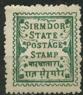 Sirmoor State 1879 1p Sirmoor State Issue #1 - Sirmur