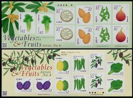 Japan 2015 Vegetables &Fruits Series No.4/stamp Sheetlet*2 MNH - Unused Stamps