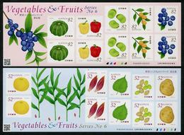 Japan 2015 Vegetables &Fruits Series No.6/stamp Sheetlet*2 MNH - Ungebraucht