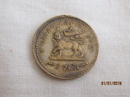 Ethiopia: Menelik Mini-medal (cf Gill) - Monarquía / Nobleza