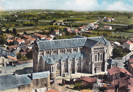 En Avion Au-dessus De BOUGUENAIS L' église Vue Aérienne CPSM Dentelée écrite Timbrée 1967 - Bouguenais