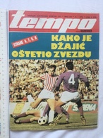 1979 TEMPO YUGOSLAVIA SERBIA SPORT FOOTBALL MAGAZINE NEWSPAPERS DZAJIC RED STAR Joe Frazier AIBA BOX BOXING ARMY OLYMPIC - Deportes