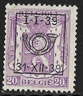 België Typo Nr. 423 - Tipo 1936-51 (Sigillo Piccolo)