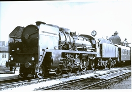 LOCOMOTIVE 141 P PHOTO ORIGINALE                 JLM - Gares - Avec Trains
