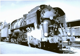 LOCOMOTIVE 241 P PHOTO ORIGINALE                 JLM - Gares - Avec Trains