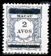 !										■■■■■ds■■ Macao 1910 AF#143 * Postage Due Overprinted 2 Avos (x12376) - Ungebraucht