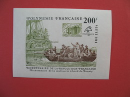 Bloc Feuillet    Polynésie Française  1989  200 F  -  N° 15 - Blocs-feuillets