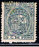 CUBA 245 // YVERT 5 C. DE PESOS // 1898-99 - Timbres-taxe
