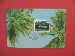 Polynésie Française Carte Maximum  Papeete R.P. Ile De Tahiti  Du 30/8/1991 - Maximumkaarten