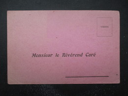 ENTIER POSTAL (M1611) BELGIQUE (2 Vues) Coupon Réponse - Monsieur Le Révérend Curé - Buoni Risposte