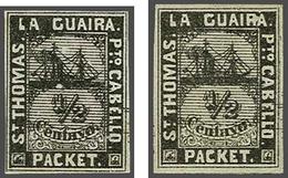 Curaçao Private Ship Letter Stamps La Guaira - Other & Unclassified