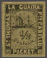 Curaçao Private Ship Letter Stamps La Guaira - Altri & Non Classificati