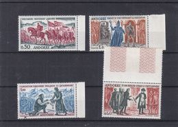 Andorre Français - Yvert 167 / 70 ** - MNH - Napoleon - Religieux - Drapeaux - Soldats - Valeur 85 Euros - Unused Stamps