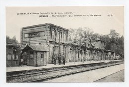 - CPA SENLIS (60) - Guerre Septembre 1914 - Gare, Intérieur - Edition A. B. N° 22 - - Senlis