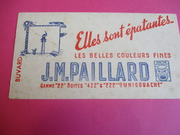 Buvard/Gouache/Les Belles Couleurs Fines / JM PAILLARD/ Omnigouache/Elles Sont èpatantes  /Vers 1945-1960   BUV346 - Stationeries (flat Articles)