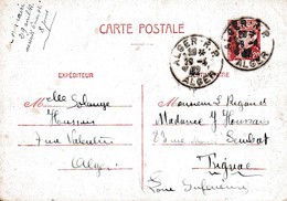 WW2 - Avril 1942 - ALGER (Algérie) - Carte Interzone - Avec Correspondance - Historische Documenten