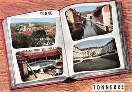 Delcampe - Tonnerre - Vues Multiples - Livre Ouvert - Tonnerre
