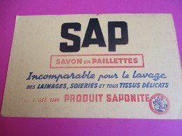 2 Buvards/Savon En Paillettes/Sap/Saplé Liquide/Produit SAPONITE /Vers1945-1960   BUV354 - Produits Ménagers