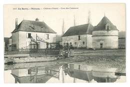 CPA 18 MEREAU CHATEAU D'AUTRY COUR DES COMMUNS - Brinon-sur-Sauldre