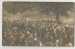 Carte Photo  Procession Hommes Bougies - Zu Identifizieren