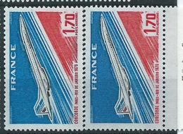 [29] Variété : PA N° 49 Concorde Bleu-vert Au Lieu De Bleu + Normal ** - Ungebraucht