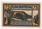 ALLEMAGNE / GERMANY - SUD AFRICA KOLONY - 75 PFENNIG 1922 / SERIE A - Deutsch-Suedwestafrika