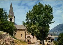 1 Cpsm L'argentière La Bessée - L'église Saint Apollinaire " Citroen DS " - L'Argentiere La Besse