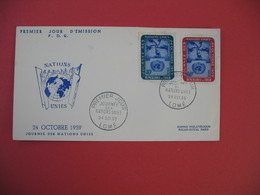 FDC 1959 République Du Togo - Journée Des Nations Unies   - Lomé - Storia Postale