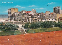 CPM 10X15  BELGIQUE . SPORT . TENNIS . WESTENDE .  Les Tennis - Tenis